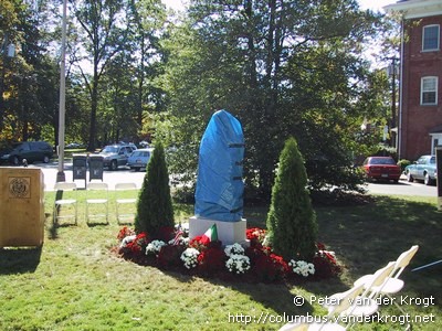 8 October 2000, unveiling of the Columbus Monument in Nutley
