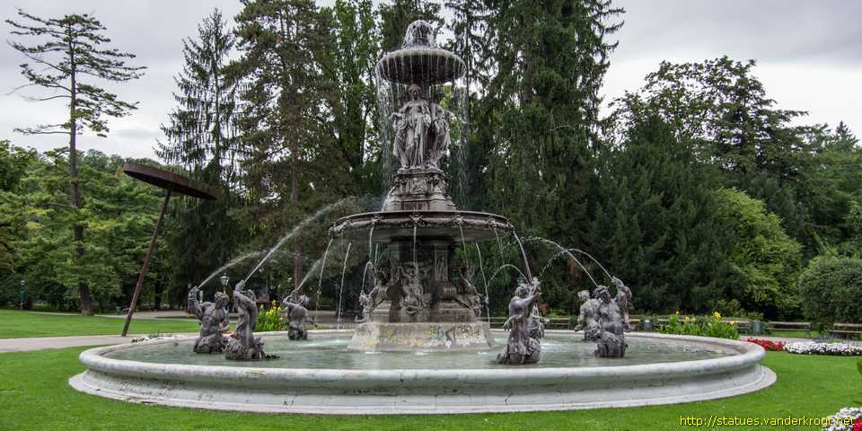 Graz /  Stadtparkbrunnen - Kaiser-Franz-Josef-Brunnen