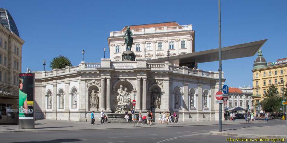 Wien /  Albrechtsbrunnen oder Danubiusbrunnen