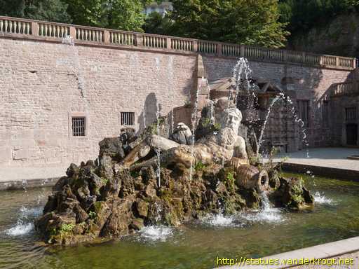 Heidelberg /  Vater-Rhein-Brunnen oder Neptunsbrunnen
