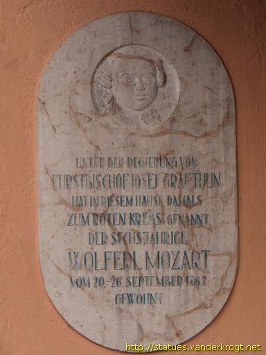 Passau /  Mozart Gedenktafel