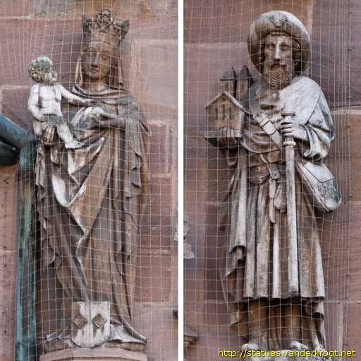 Nürnberg /  Maria mit Kind und Sankt Sebaldus