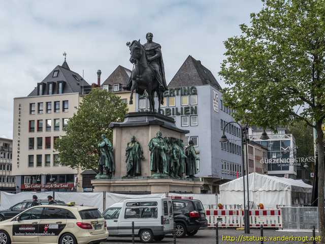 Köln /  Reiterstandbild Friedrich Wilhelm III