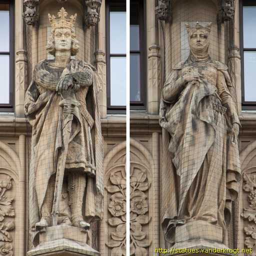 Magdeburg /  Kaiser Otto I. und seine Frau Edgitha