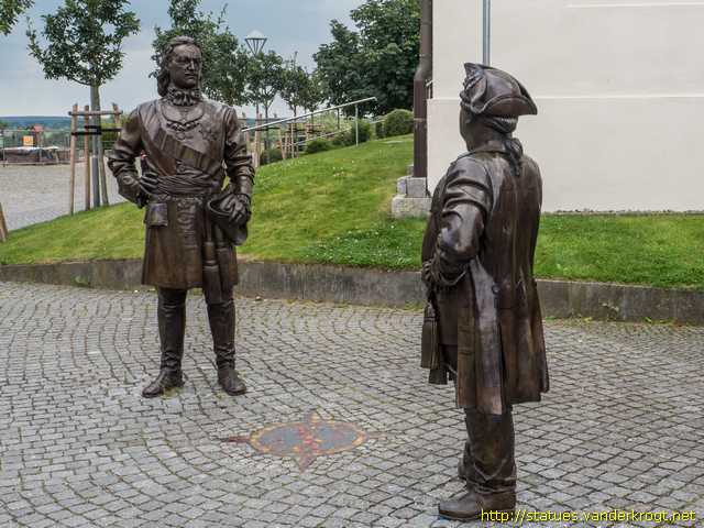 Havelberg /  König Friedrich Wilhelm I. und Zar Peter I.