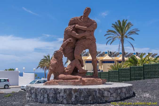 Morro Jable /  Homenaje a la Lucha Canaria