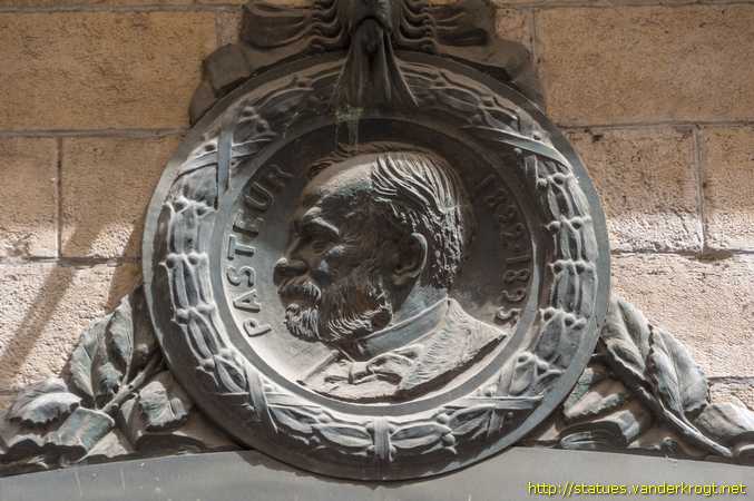 Lyon /  Louis Pasteur - hommage a ses découvertes sur les maladies des vers à soie
