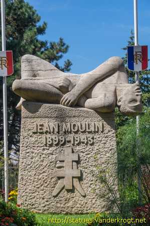 Caluire-et-Cuire /  Stèle Jean Moulin