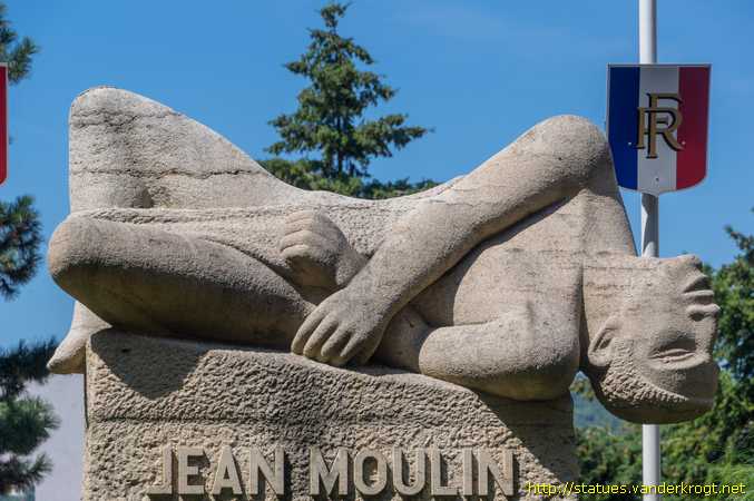 Caluire-et-Cuire /  Stèle Jean Moulin
