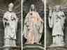 Statues de saints sur la Chapelle Sainte-Catherine