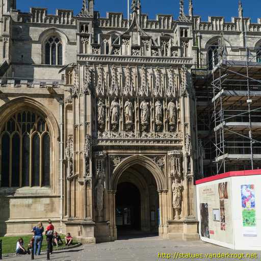 Gloucester /  Gloucester Cathedral South Porch Statues