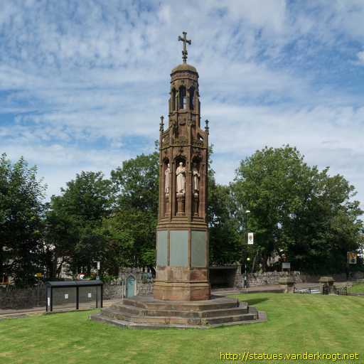 Saint Asaph - Llanelwy /  The Translators Memorial Monument - Cofgolofn Cofeb Cyfieithwyr