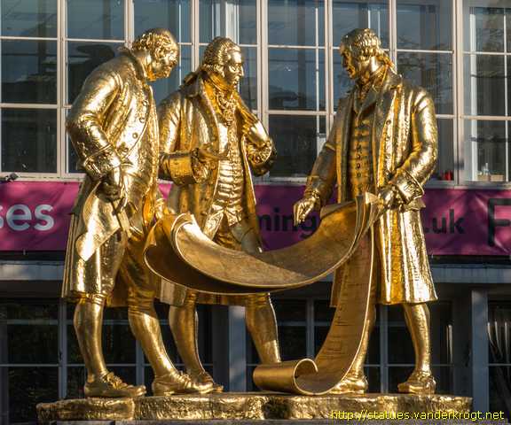 Birmingham /  Matthew Boulton, James Watt and William Murdoch