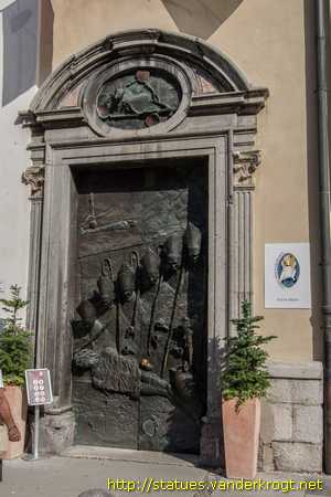 Ljubljana /  Ljubljanska vrata v ljubljanski stolnici