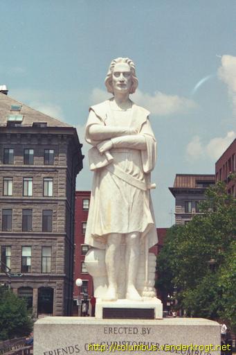 Boston /  Columbus Statue at the Harbour