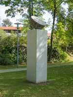 Marbach am Neckar - Tobias-Mayer-Denkmal, Himmelwärts und MondBoot