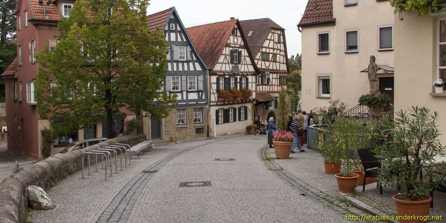 Marbach am Neckar - Tafel am Schillers Geburtshaus