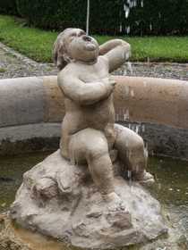 Eichstätt - Brunnen im Hofgarten
