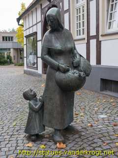 Mettingen - Bergmann, Tüötte und Bäuerin mit Kind