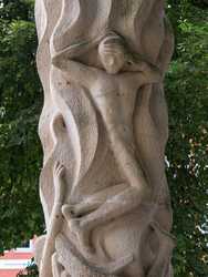 Nordhausen - Stele zum Gedenken der Opfer der Bombardierung