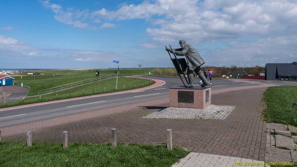 Dorum-Neufeld - Deichbauer-Denkmal