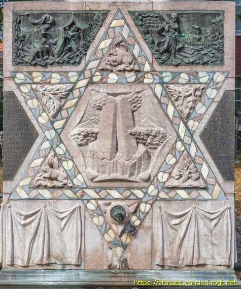Hildesheim - Denkmal zur Erinnerung an die Synagoge