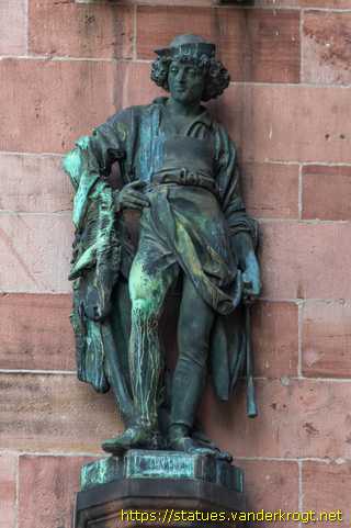 Saarbrücken - Skulpturen am Rathaus St. Johann