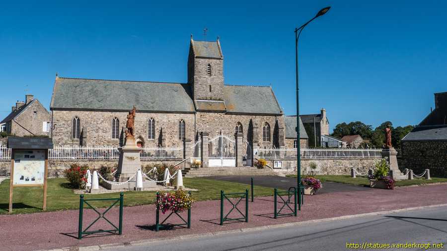 Virandeville - Jeanne d'Arc au sacre - Monument aux morts