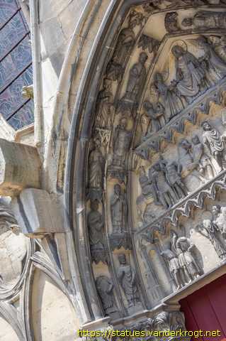 Châlons-en-Champagne - Sculptures sur la Cathédrale