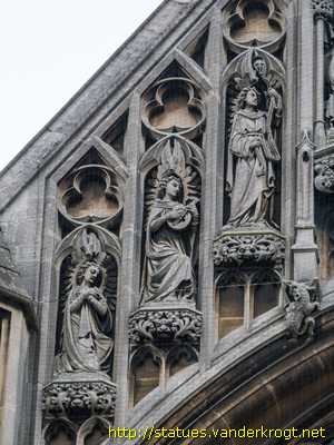 Cambridge - Saints' Statues at the Catholic Church of Our Lady and the English Martyrs