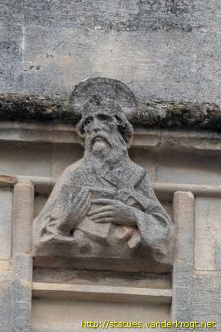 Bath - Sculptures at Bath Abbey Church