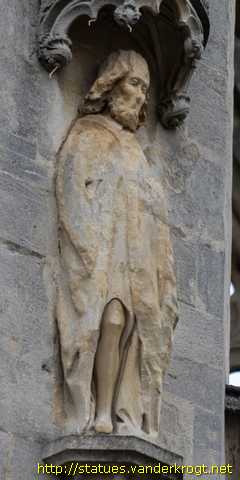 Bath - Sculptures at Bath Abbey Church