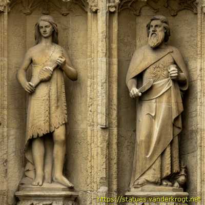 Beverley - Statues at Beverley Minster
